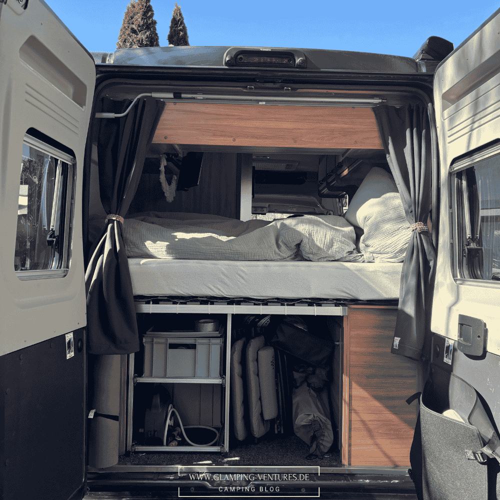 Euroboxen im Auszugsystem für Wohnmobil richtig stapeln