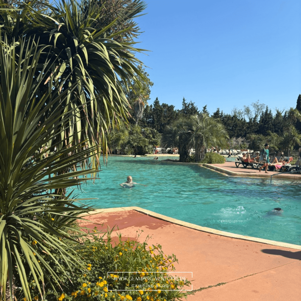 Pool Campingplatz in der Camargue in Frankreich