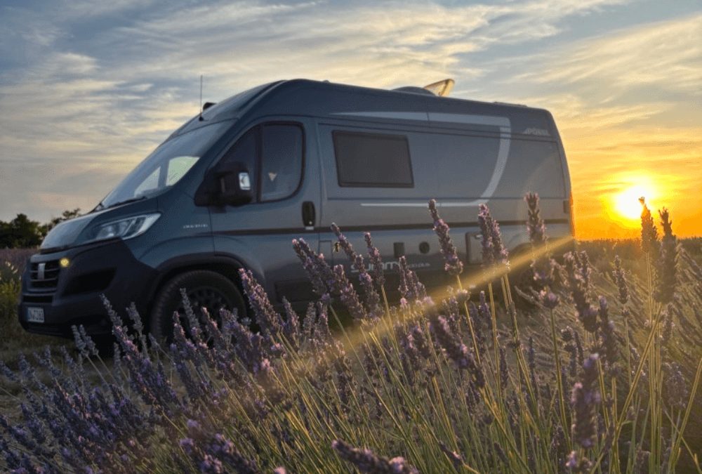Wohnmobilreise Südfrankreich zur Lavendelblüte