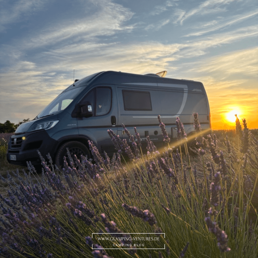 Wohnmobilreise Südfrankreich zur Lavendelblüte