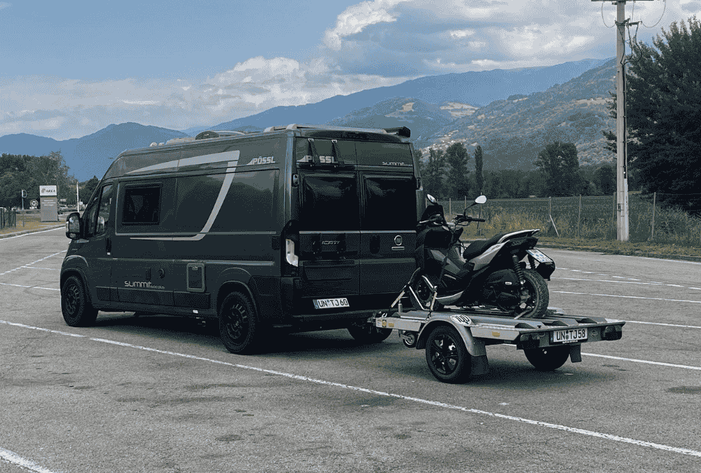 Roller beim Camping – mehr Mobilität