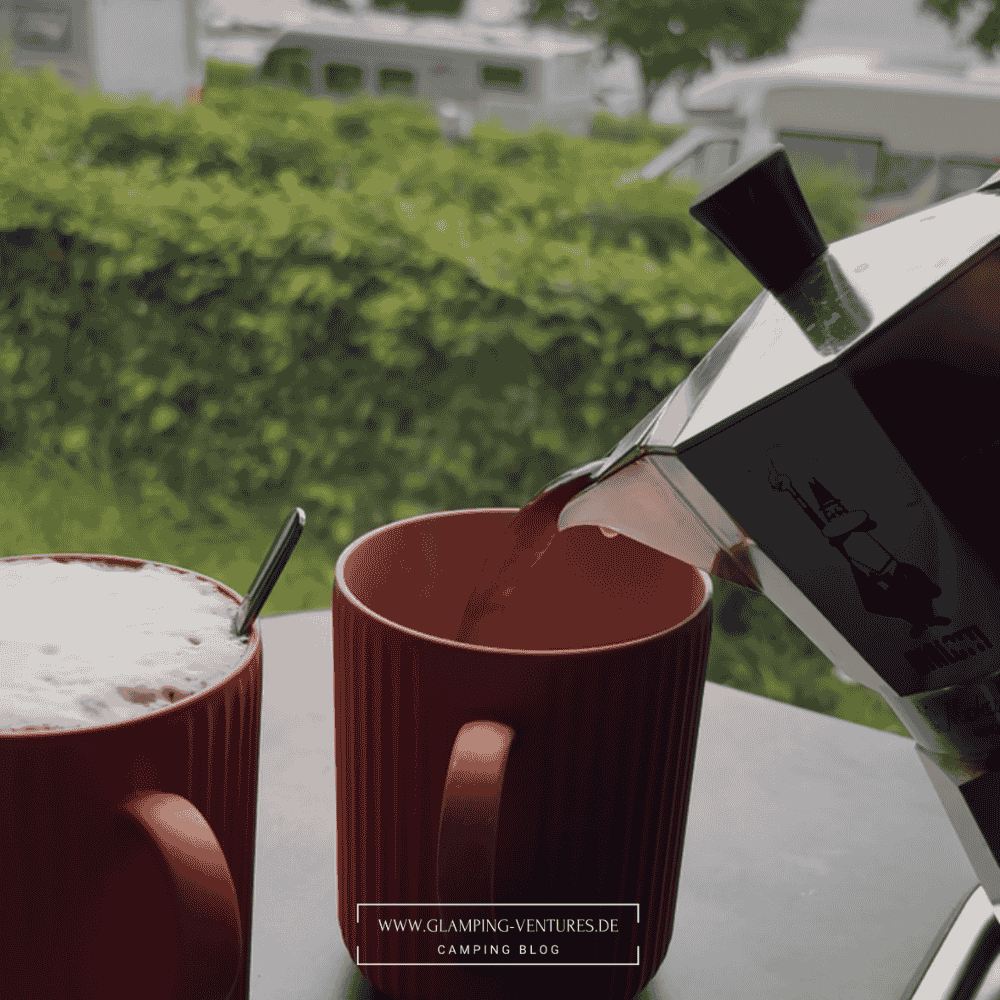 Utensilien für guten Kaffee im Wohnmobil ohne Maschine