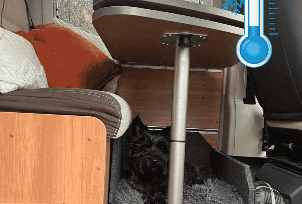 DIY Winter Hundebox fürs Wohnmobil