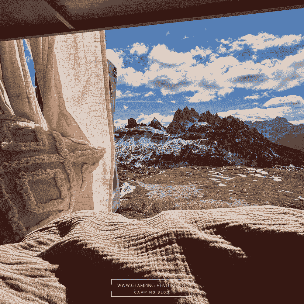 Campingreise durch die Dolomiten im Herbst mit dem Wohnmobil
