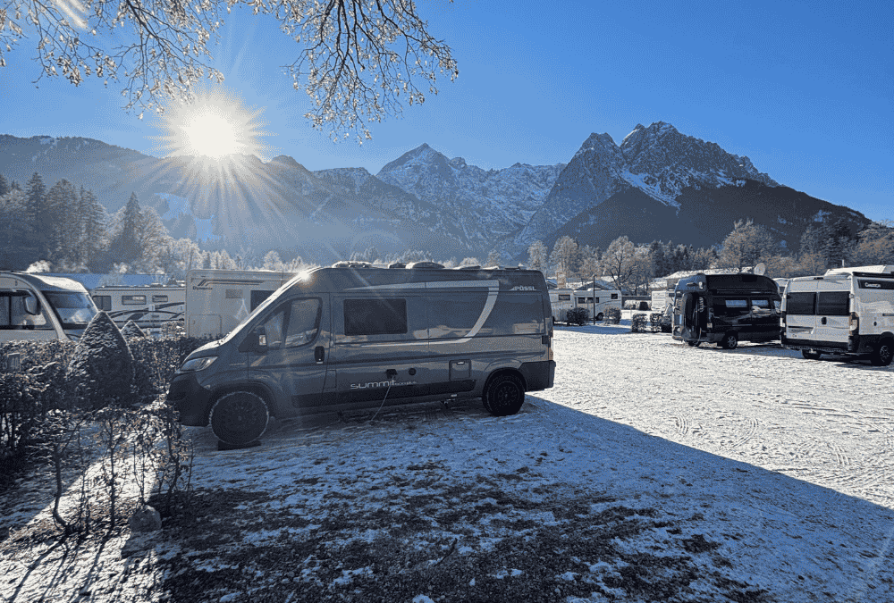 Wintercamping an der Zugspitze