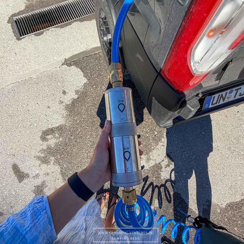 Wasserfilter Wohnmobil – Alb Filter Mobil Fusion anschließen Wasserfilter Wohnmobil gegen Biofilm im Wassertank – Alb Filter Mobil Fusion